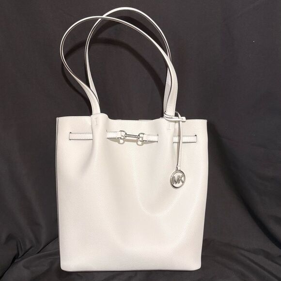 MICHAEL Michael Kors Handbags - Michael Kors Carson Large NS Tote in Optic White NIB
